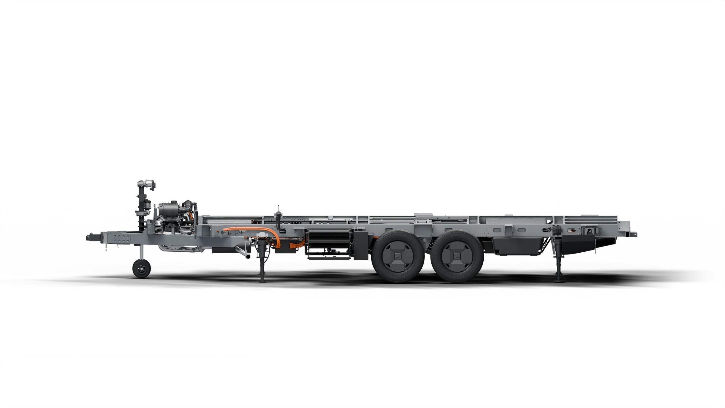 Aboard chassis side view
